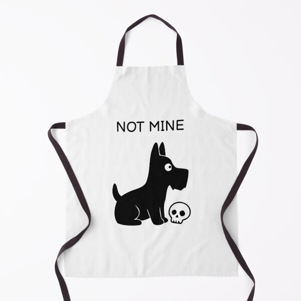 Item preview, Not Mine funny scottie dog halloween designed and sold by FUEGO & NOX.