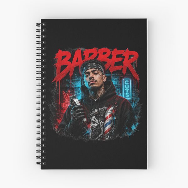 Item preview, Red Barber Graffiti Streetwear with Clipper designed and sold by Barber MD Culture.