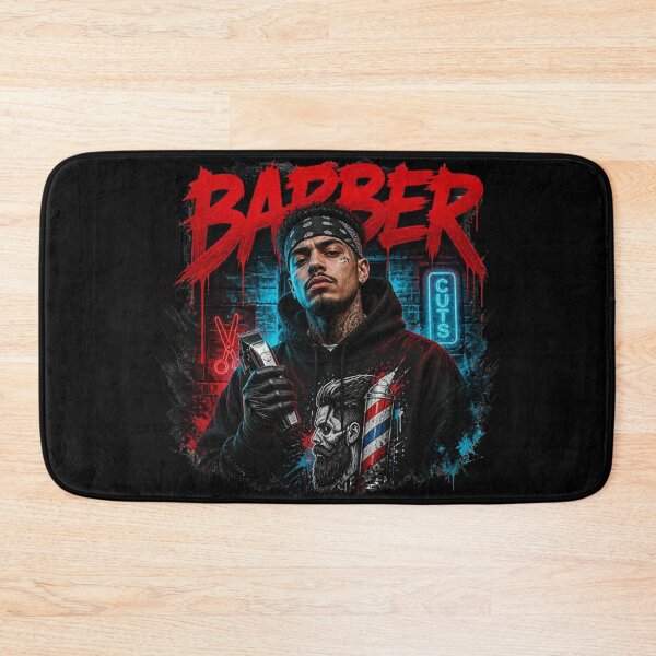 Item preview, Red Barber Graffiti Streetwear with Clipper designed and sold by Barber MD Culture.