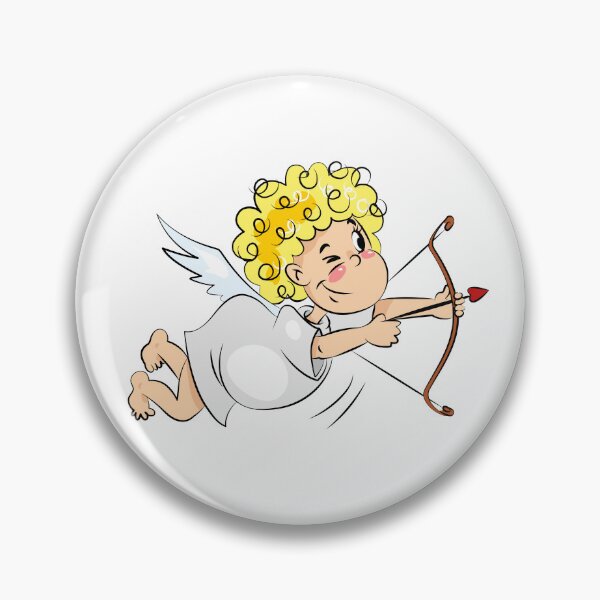 Item preview, Cute Cupid Angel with Bow and Arrow designed and sold by Ekaterina  Biserova.