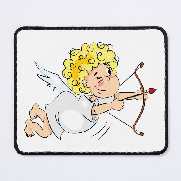 Item preview, Cute Cupid Angel with Bow and Arrow designed and sold by Ekaterina Biserova.