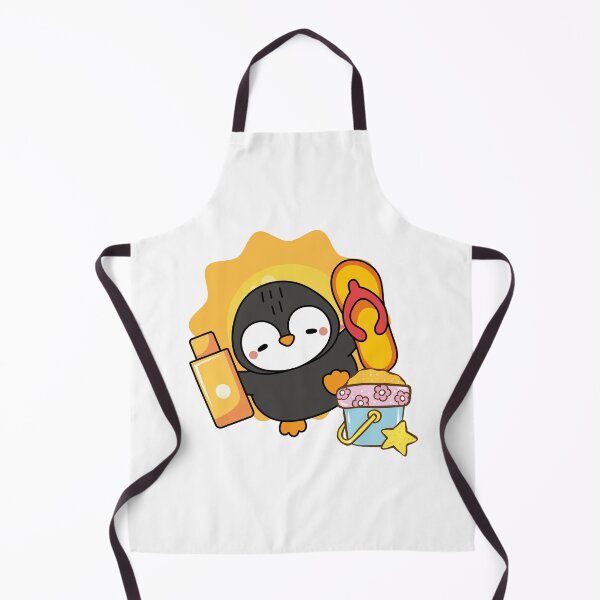 Item preview, Cute Penguin Summer Beach Vacation Kawaii  designed and sold by yuki-hana.