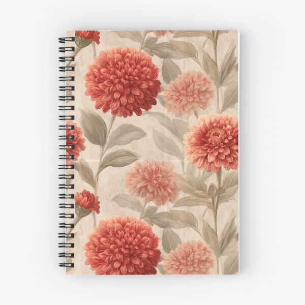Item preview, Whimsical Zinnia Print  - Birth Flower Pattern - Gifts For Dad designed and sold by RoyalStarsPatts.