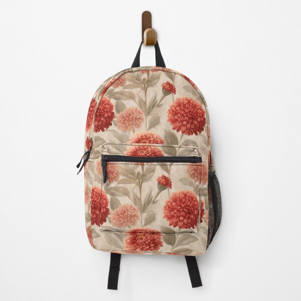 Item preview, Whimsical Zinnia Print - Birth Flower Pattern - Gifts For Dad designed and sold by RoyalStarsPatts.