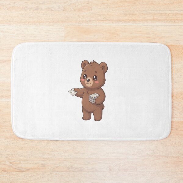 Item preview, Cute Bear Handing Out Flyers designed and sold by Ella_Sketch.