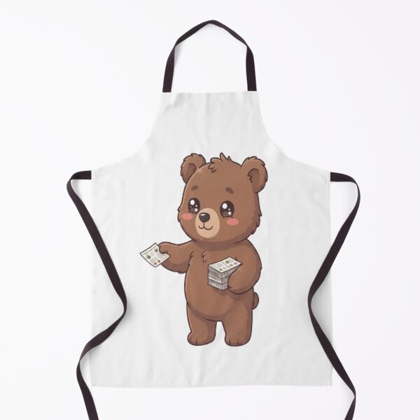 Item preview, Cute Bear Handing Out Flyers designed and sold by Ella_Sketch.