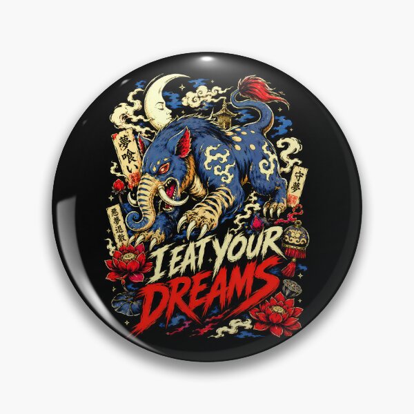 Item preview, Baku Dream Eater Japanese Yokai I Eat Your Dreams Shirt designed and sold by Tong4130.