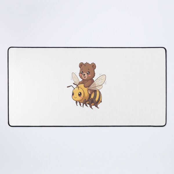 Item preview, Cute Bear Riding Giant Bumblebee designed and sold by Ella_Sketch.