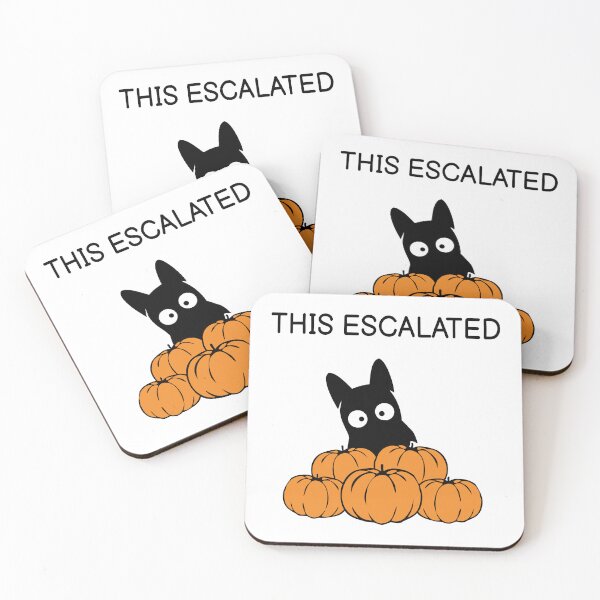Item preview, This Escalated funny scottie dog halloween  designed and sold by FUEGO & NOX.