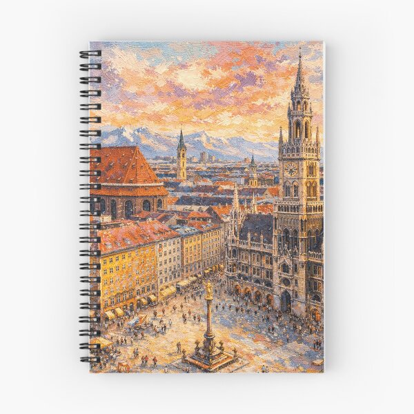 Item preview, A painting of Munich, Germany – A Beautiful city in Europe. designed and sold by GalleryKauffeld.