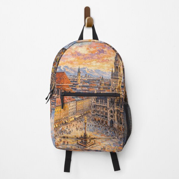 Item preview, A painting of Munich, Germany – A Beautiful city in Europe. designed and sold by GalleryKauffeld.