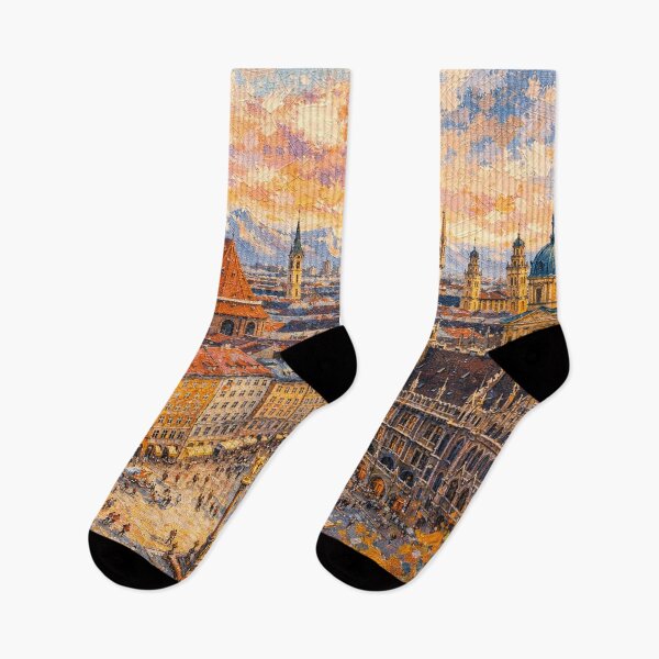 Item preview, A painting of Munich, Germany – A Beautiful city in Europe. designed and sold by GalleryKauffeld.