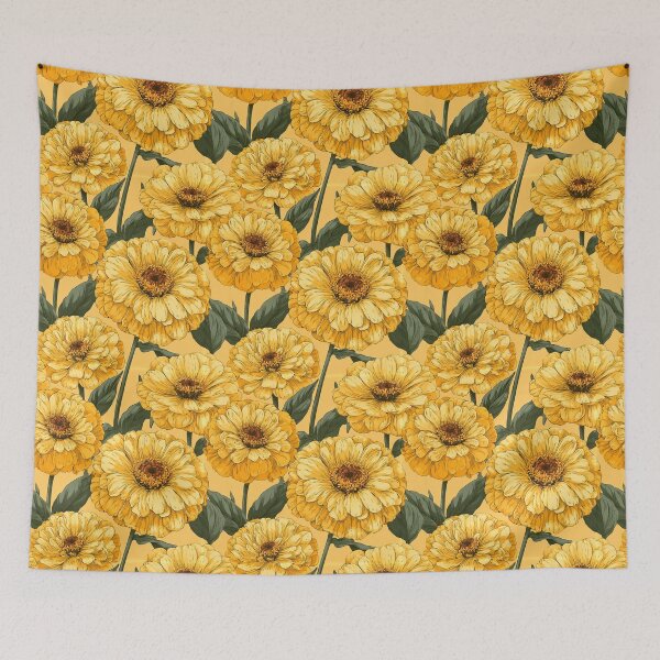 Item preview, Artistic Zinnia Print - Hawaiian Flower Pattern - Gifts For Father designed and sold by RoyalStarsPatts.
