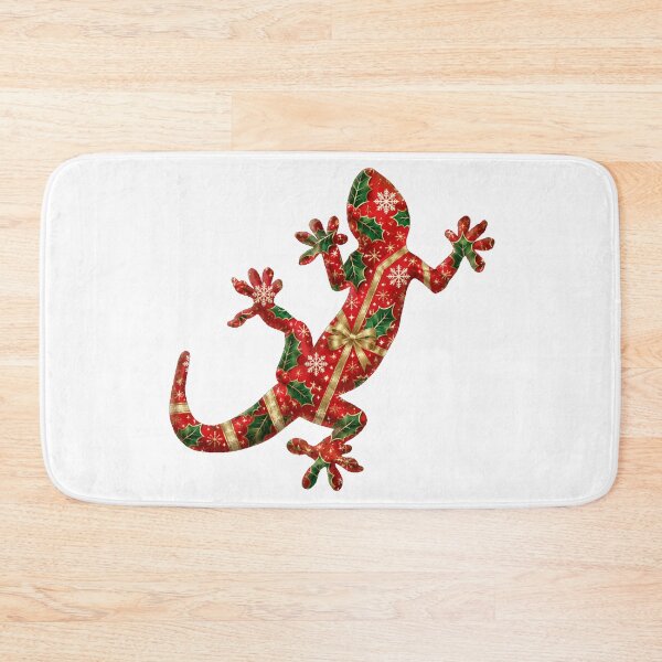 Item preview, Christmas festive lizard red designed and sold by bravoalpha.