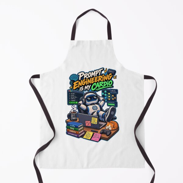 Item preview, Prompt Engineering Is My Cardio designed and sold by 3dleonardo.