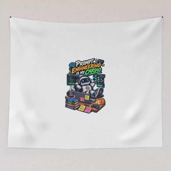 Item preview, Prompt Engineering Is My Cardio designed and sold by 3dleonardo.