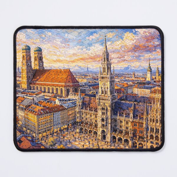 Item preview, A painting of Munich, Germany – A Beautiful place in Europe. designed and sold by GalleryKauffeld.