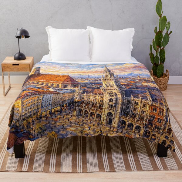 Item preview, A painting of Munich, Germany – A Beautiful place in Europe. designed and sold by GalleryKauffeld.
