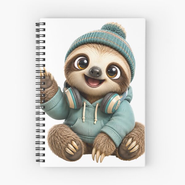 Item preview, Cute Baby Sloth Cozy Beanie Headphones  designed and sold by Jaideep Walia.