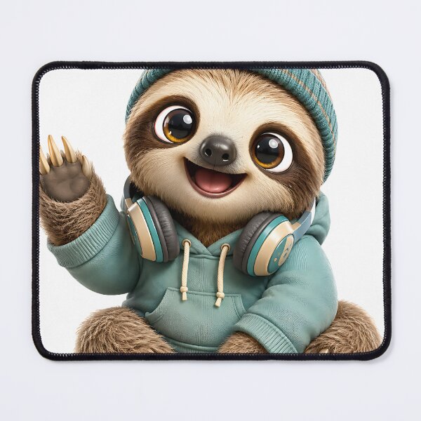 Item preview, Cute Baby Sloth Cozy Beanie Headphones  designed and sold by Jaideep Walia.