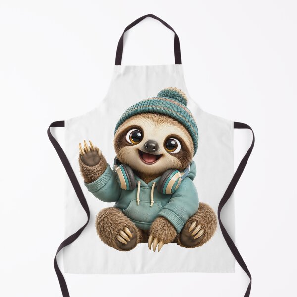 Item preview, Cute Baby Sloth Cozy Beanie Headphones designed and sold by Jaideep Walia.