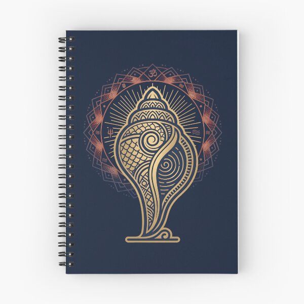 Item preview, Sacred Shankha Conch Mandala Art designed and sold by hutofdesigns.