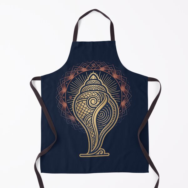 Item preview, Sacred Shankha Conch Mandala Art designed and sold by hutofdesigns.