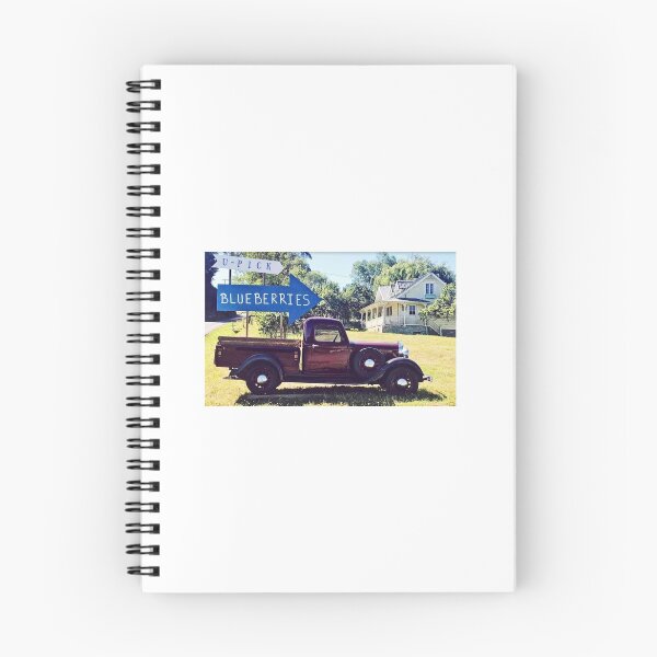 Artikelvorschau, Oldtimer-LKW zum Selbstpflücken von Blaubeeren entworfen und verkauft von Tammy's Handmade Gifts.