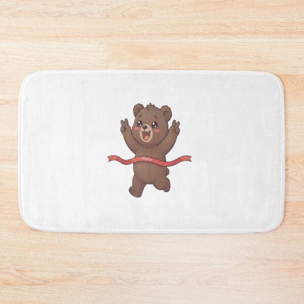 Item preview, Cute Bear Crossing Finish Line designed and sold by Ella_Sketch.