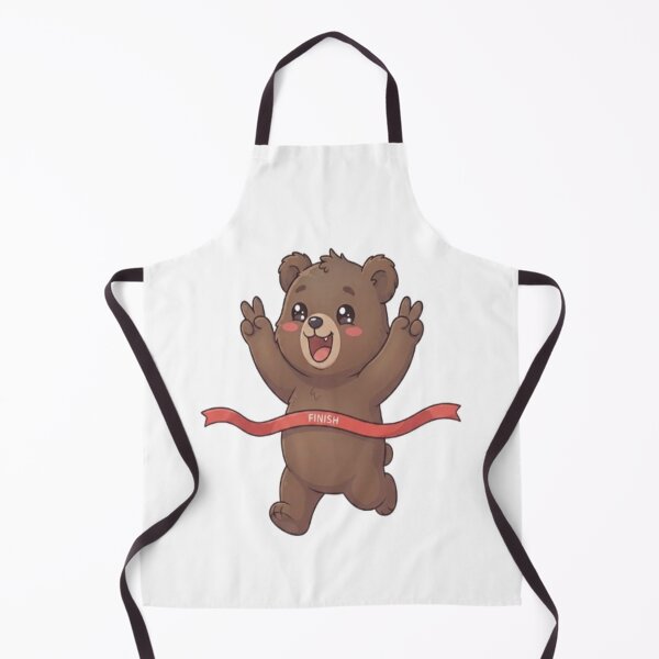 Item preview, Cute Bear Crossing Finish Line designed and sold by Ella_Sketch.