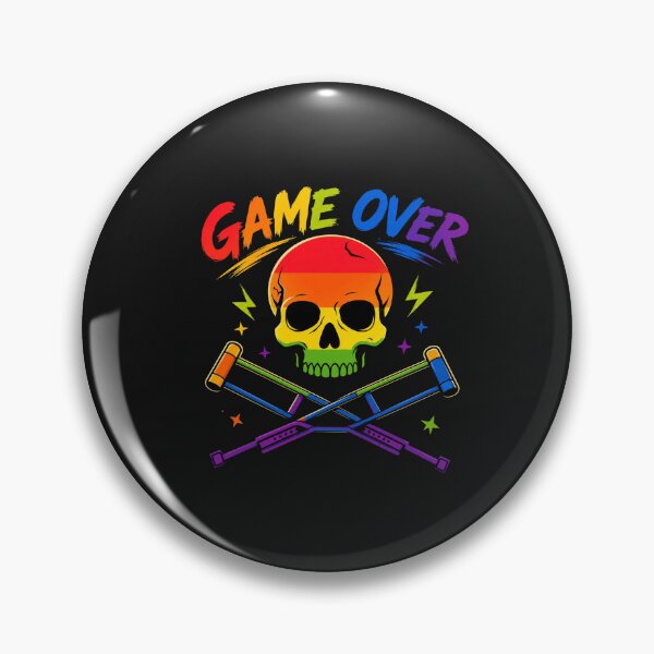Item preview, Game Over Funny Skull designed and sold by mporioMart000.
