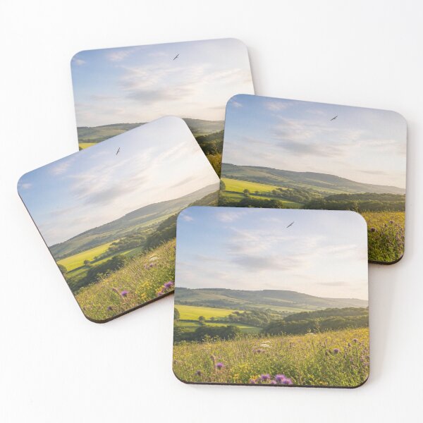 Item preview, Flock Of Birds Flying Over Green English Countryside And Country Gate designed and sold by ThatSurreyLife.