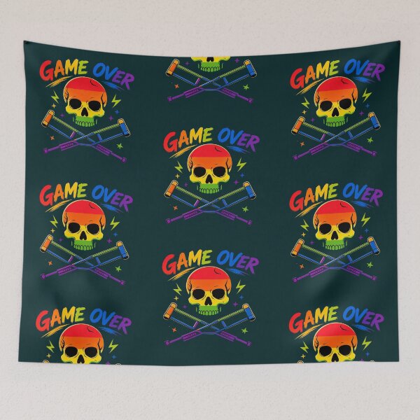 Item preview, Game Over Funny Skull designed and sold by mporioMart000.