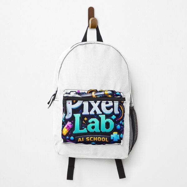 Item preview, Pixel Lab AI School Gaming Logo | Neon Tech Gamer Design | Futuristic Esports Style designed and sold by NeonSketch Lab.