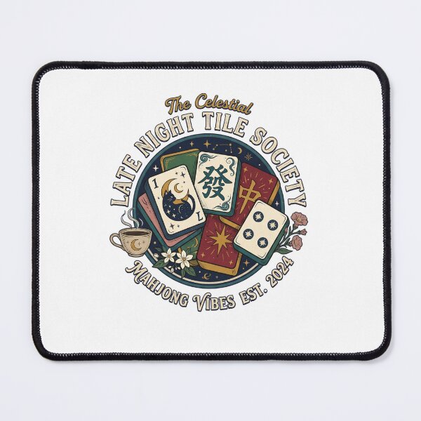 Item preview, Late Night Mahjong Tile Society designed and sold by Mosslume Studio.