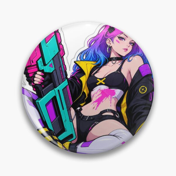 Item preview, Neon Riot Cyberpunk Girl designed and sold by EgoSovereign.