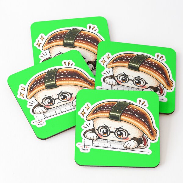Item preview, Precision Eel Sushi Mascot Sticker designed and sold by OddGarage.