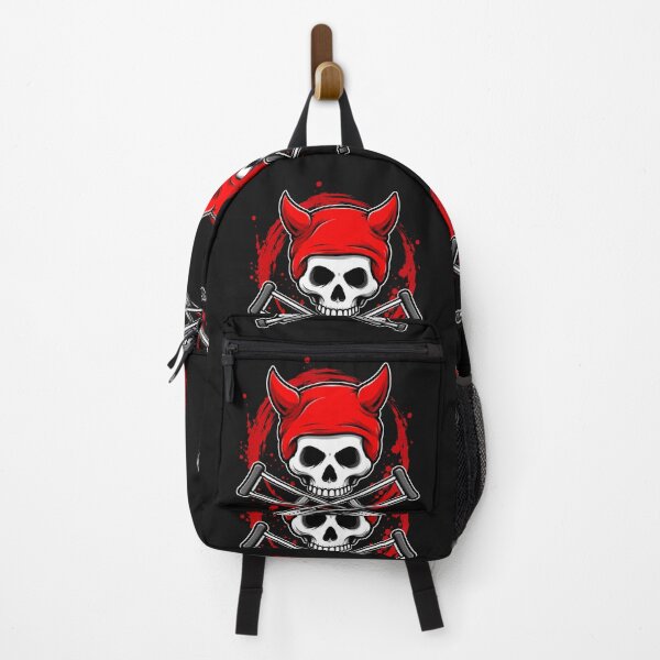 Item preview, Red Devil Skull Crossbones designed and sold by mporioMart000.