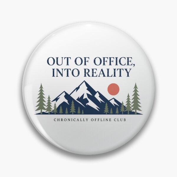 Item preview, Out of Office, Into Reality — Chronically Offline Club designed and sold by Art&Fun.