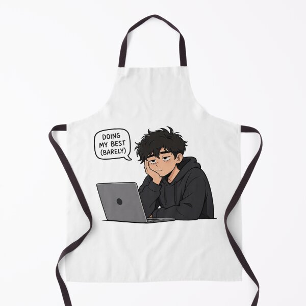 Item preview, Doing My Best – Gen Z Minimal Meme Sticker designed and sold by DKraftz.