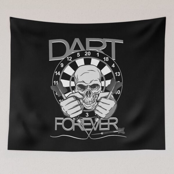 Item preview, Dart Forever is a dart motif in skull style for dart athletes and dart professionals with their own style. designed and sold by ChrUzDesigner.