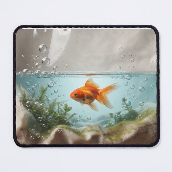 Item preview, Transparent PVC Aquarium Illusion Goldfish Floating Tote Bag designed and sold by Sulco Design.