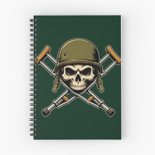 Item preview, Skull Crossbones Vintage Military designed and sold by mporioMart000.
