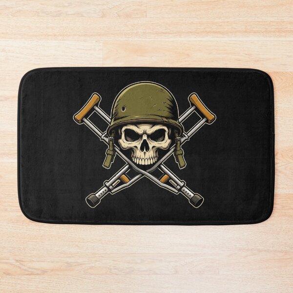 Item preview, Skull Crossbones Vintage Military designed and sold by mporioMart000.