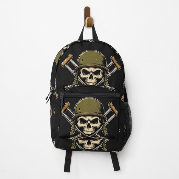 Item preview, Skull Crossbones Vintage Military designed and sold by mporioMart000.