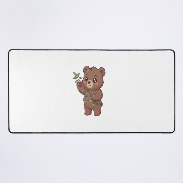 Item preview, Cute Bear Holding Tomato Vine designed and sold by Ella_Sketch.