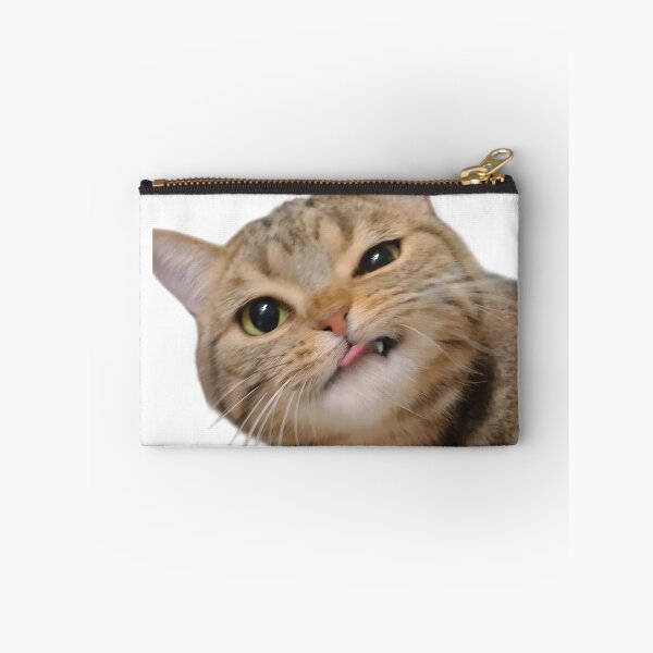 Item preview, Derpy Cat Funny Face – Silly Tongue Out Cat Meme designed and sold by Dyan4.