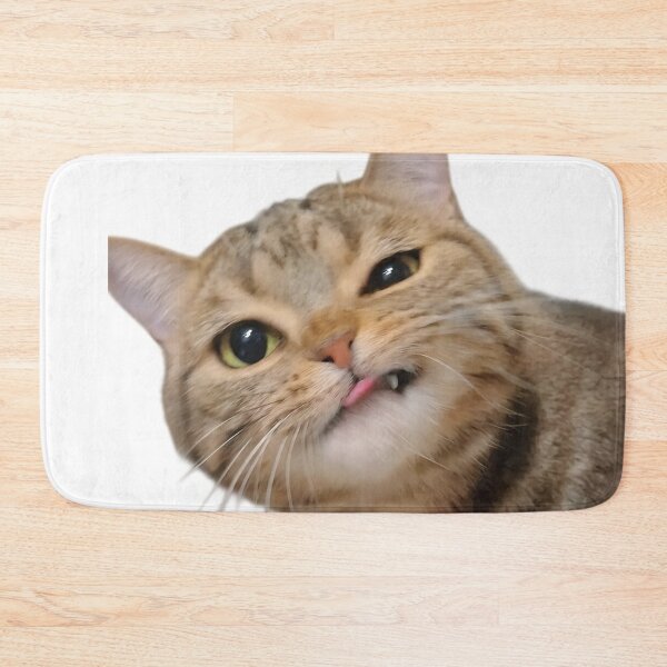 Item preview, Derpy Cat Funny Face – Silly Tongue Out Cat Meme designed and sold by Dyan4.