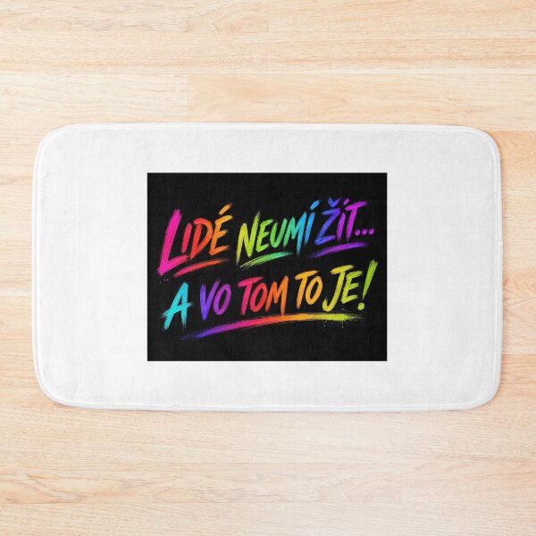 Item preview, Lidé neumí žít... a vo tom to je! designed and sold by Nat-Rio.