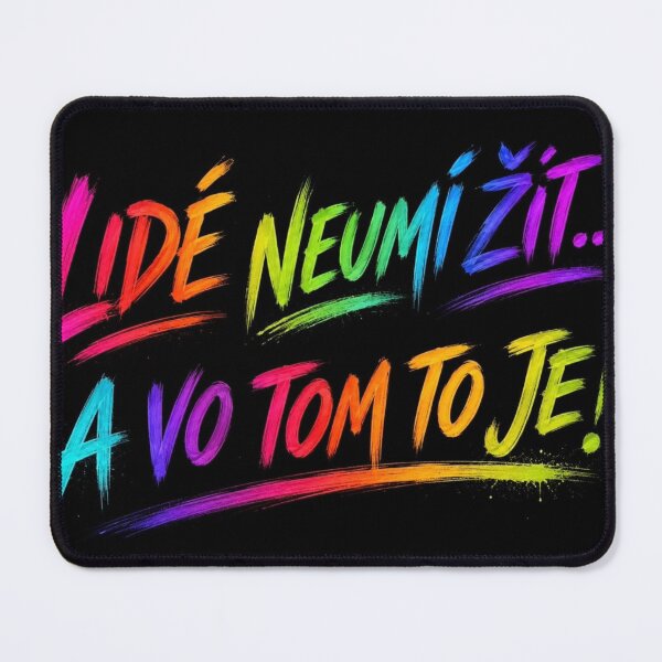 Item preview, Lidé neumí žít... a vo tom to je! designed and sold by Nat-Rio.